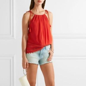 NWOT Alice + Olivia Danya Cami in Poppy